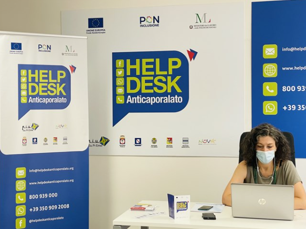 Presentato il primo Helpdesk interistituzionale Anticaporalato